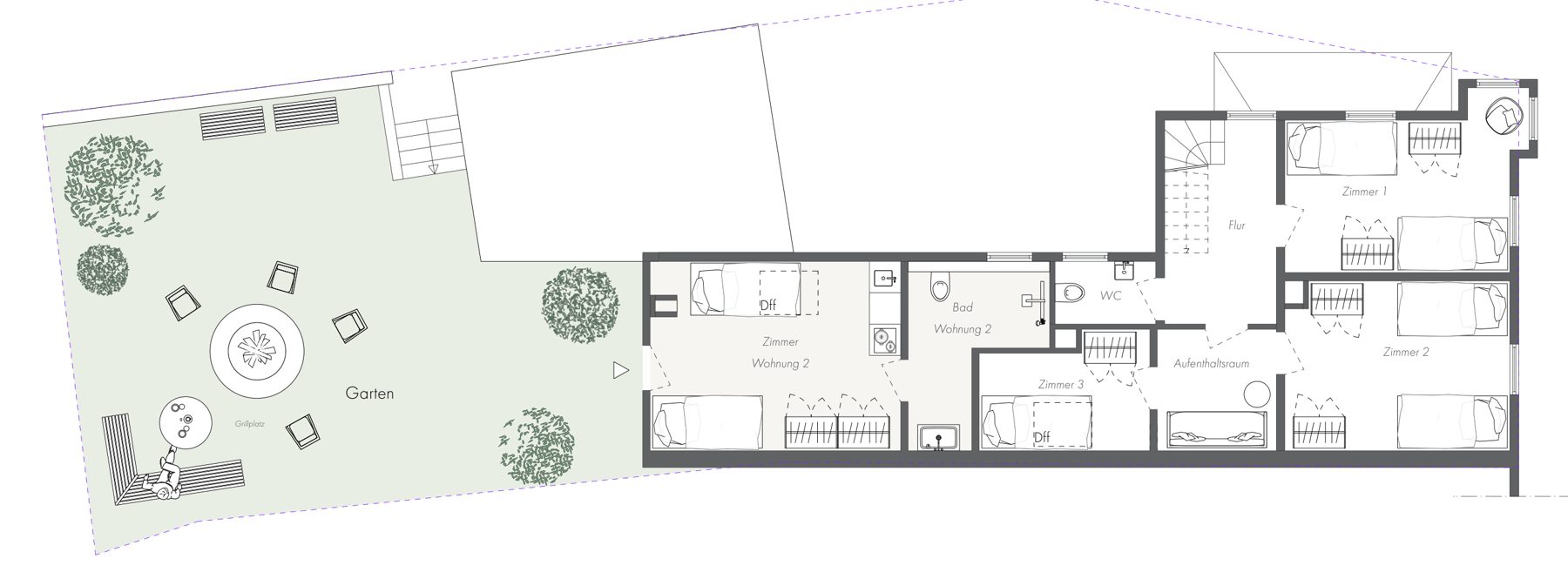 Grundriss Obergeschoss